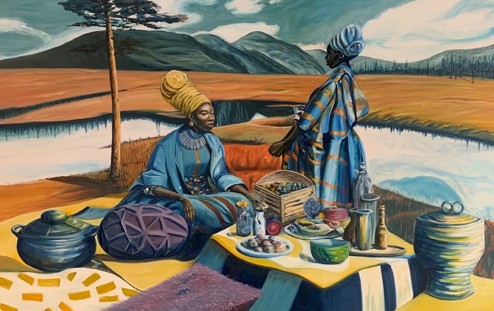 Ajao Babatunde Lawal, Picnic in the Twilight (Besotho Queens)