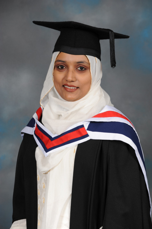 NUI Dr Mary L Thornton Scholarship 2021 recipient, Tazila Ramputh, Maynooth University