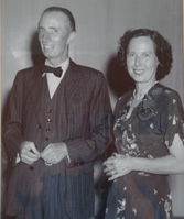 E J Phelan and his wife Fernande 
