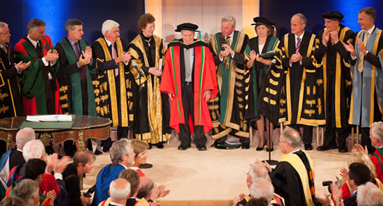 Chuck Feeney Honorary Conferring  Group Photo