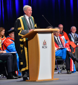 NUI Chancellor Dr Maurice Manning at RCSI Conferring 