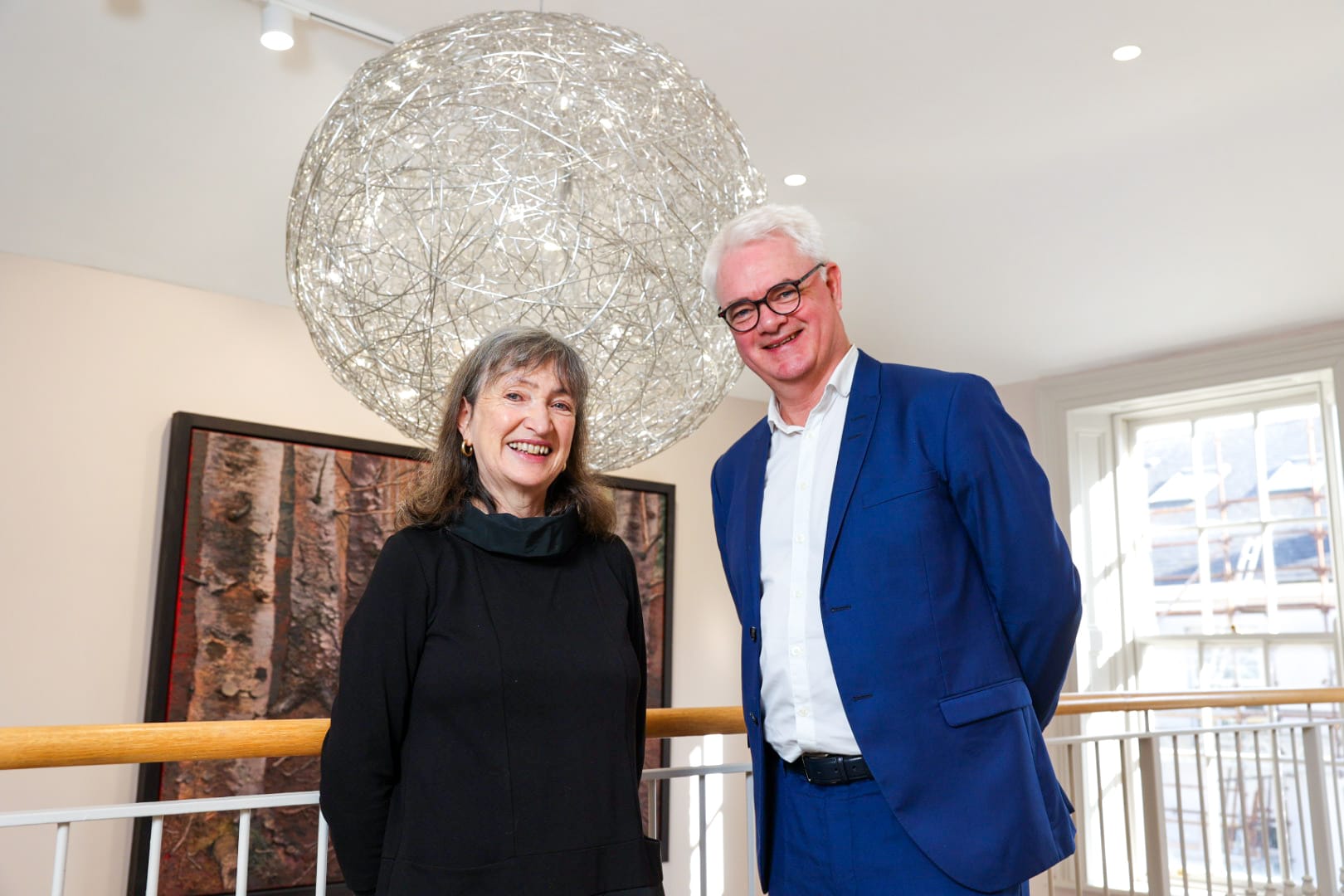 Prof Mary Gallagher and Dr Patrick Crowley at the NUI ‘Higher Education Today and Tomorrow’ seminar