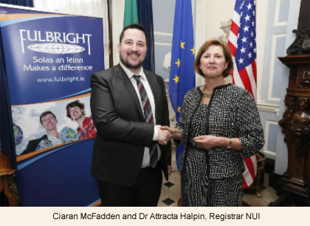 Ciaran McFadden and Dr Attracta Halpin