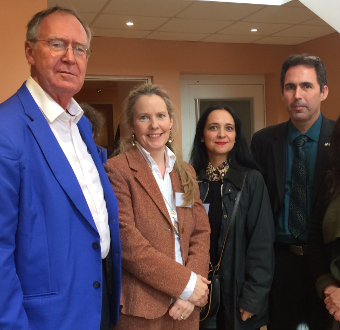 Pictured at the 'Constructing Equality in the Early Modern Period' Conference, 25-26 October, (L-R) Prof. Siep Stuurman, Utrecht University, Dr Derval Conroy, UCD, Prof. Marie-Frédérique Pellegrin, Université de Lyon 3, M. Marc Daumas, Cultural Services, Embassy of France in Ireland