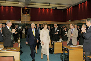 Mary McAleese at the opening ceremony