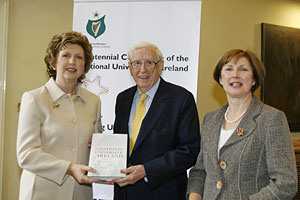 President Mary McAleese and Chancellor Dr Garret Fitzgerald