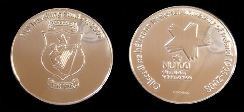 NUI Travelling Student 2008 Medal